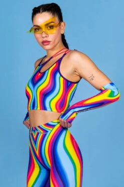 Rainbow Meltdown Leggings Set