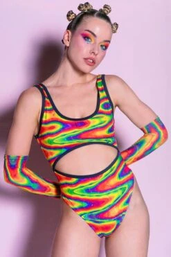 Rainbow Trip Thong Bodysuit 8 Rainbow Trip Thong Bodysuit -Unique Clothing rainbow trip thong bodysuit
