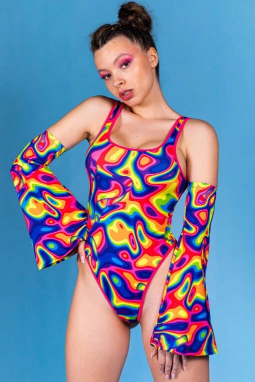 Rainbow Dreams Thong Bodysuit