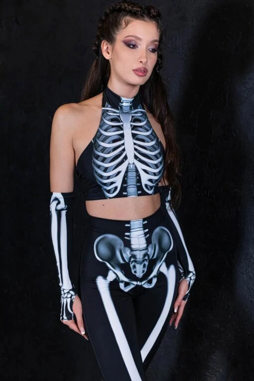 Rattling Bones Flare Pants Set