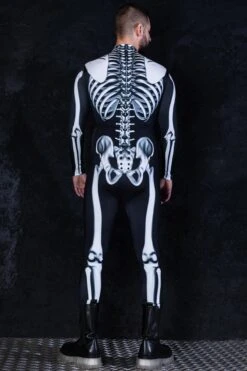 Rattling Bones Men Costume -Unique Clothing rattling bones men costume back view