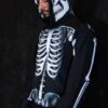 Rattling Bones Men Hoodie -Unique Clothing rattling bones men hoodie side view