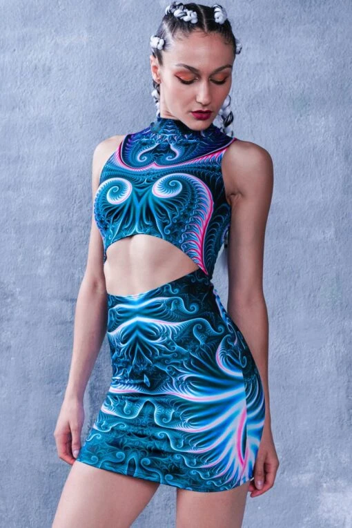 Raving Diva Cut Out Mini Dress