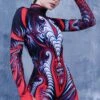 Red Serpent Costume 2 Red Serpent Costume -Unique Clothing red serpent costume close view