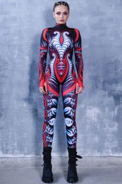 Red Serpent Costume -Unique Clothing red serpent costume front view
