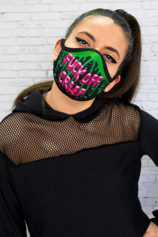 Fuck Off Creep Reusable Face Mask