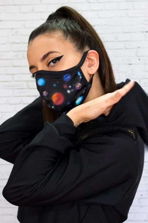 Lost Planets Reusable Face Mask