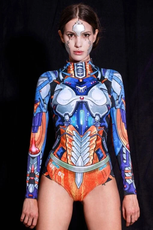 Robot Long Sleeve Bodysuit