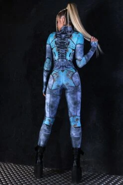 Rusty Women Cosplay Costume 8 Rusty Women Cosplay Costume -Unique Clothing rusty robot costume back view