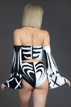 Shaman Dance Booty Shorts -Unique Clothing shaman dance booty shorts back view