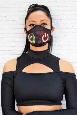 Smile Off Reusable Face Mask 7 Smile Off Reusable Face Mask -Unique Clothing smile off reusable face mask
