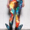 Space Art Leggings -Unique Clothing space art leggings