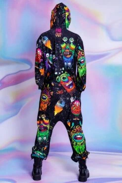Space Freakz Onesie -Unique Clothing space freakz onesie back view