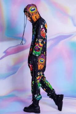 Space Freakz Onesie -Unique Clothing space freakz onesie side view