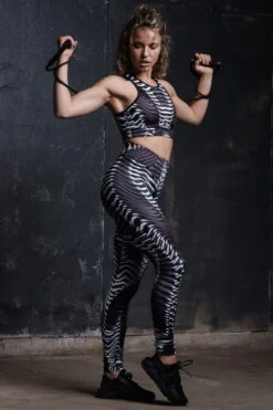 T1000 Training Bra -Unique Clothing sports bra chrome