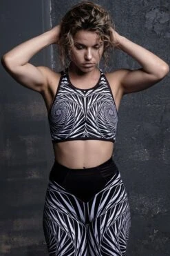 Vortex Sports Bra -Unique Clothing sports bra top vortex