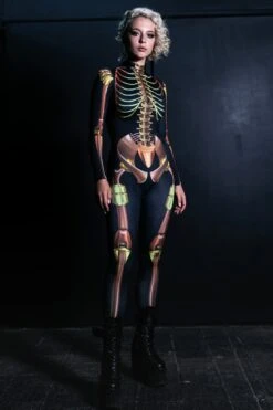 Steampunk Skeleton Costume -Unique Clothing steampunk skeleton costume full view