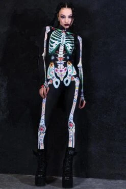Sugar Skeleton Costume -Unique Clothing sugar skeleton costume full view