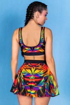Sunset Love Two Piece Set -Unique Clothing sunset love two piece set back view