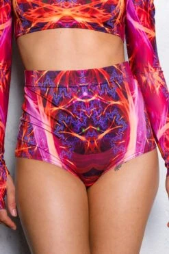 Supernova Booty Shorts Set -Unique Clothing supernova rave set