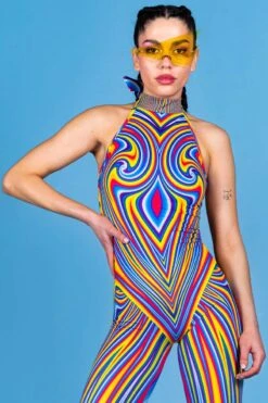 Swirl Girl Catsuit