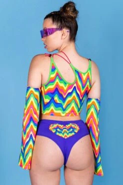 Tiny Love Scrunch Bikini -Unique Clothing tiny love scrunch bikini back view