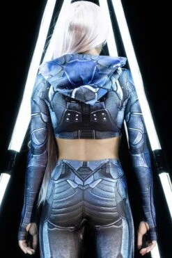 Titanium Armored Hooded Top -Unique Clothing top titanium armored hooded