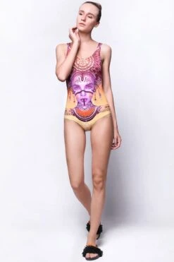 Totem One Piece Swimsuit -Unique Clothing totem swimsuit