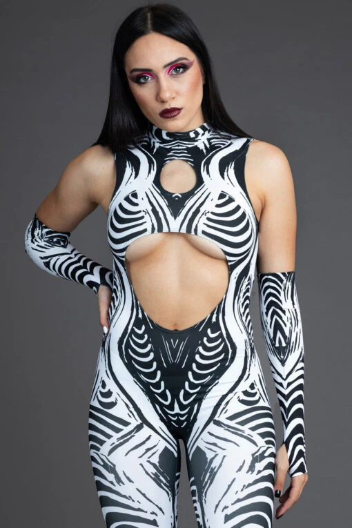 Tribal Mystic Cut Out Catsuit