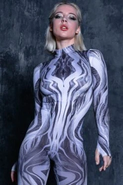 Trippy Monochrome Costume