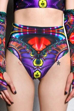 Twilight Butterfly Booty Shorts Set 8 Twilight Butterfly Booty Shorts Set -Unique Clothing twilight butterfly shorts set