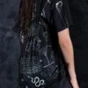 Witchy Drawstring Bag -Unique Clothing witchy drawstring bag side view