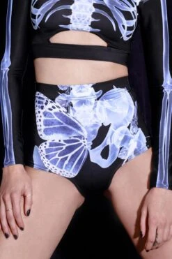 X-Ray Skeleton Shorts Set -Unique Clothing xray skeleton shorts set
