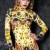 Yellow Neon Catsuit 2 Yellow Neon Catsuit -Unique Clothing yellow neon catsuit
