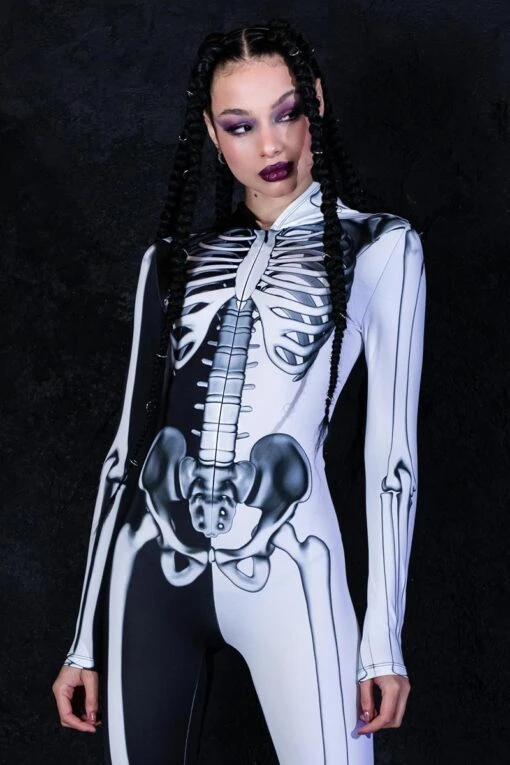 Yin Yang Skeleton Costume