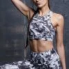 Monochrome Training Bra -Unique Clothing yoga sports bra top