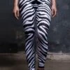 Zebra Print Workout Leggings -Unique Clothing zebra leggings