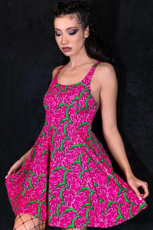 Zombie Brain Skater Dress